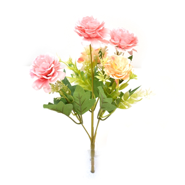 Flori Buchet Trandafir salbatic 5 fire frez cu roz 3-74 afo